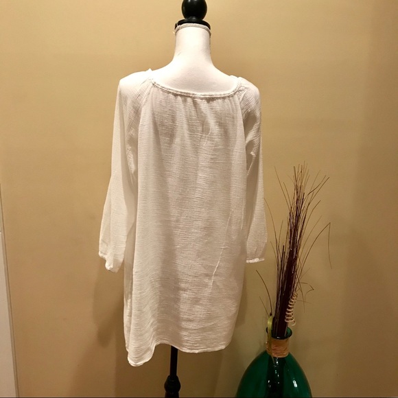 J.Crew “Crinkle Henley” Tunic - Picture 6 of 8
